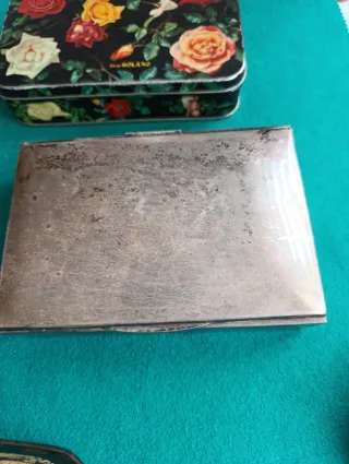 Lote 3 Scatole Metalliche Decorate vintage