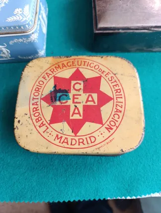 Lote 3 Scatole Metalliche Decorate vintage