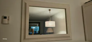 Espejo decorativo madera y cristal