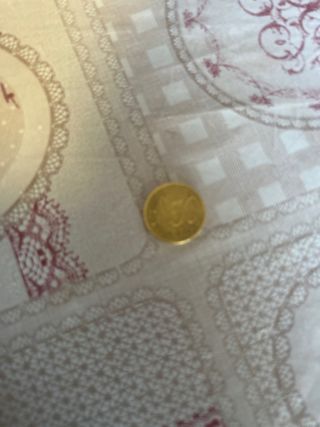 Moneda 50 céntimos Italia 2002