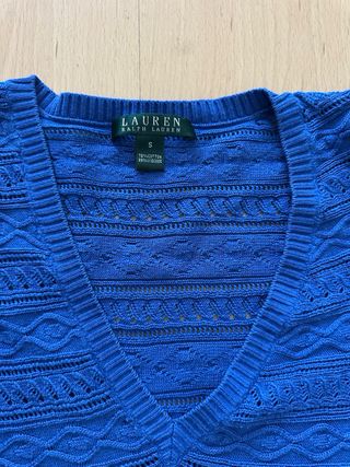 Jersey Polo Ralph Lauren mujer S cuello pico