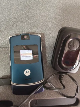 Motorola Razr V3 Blu/Argento