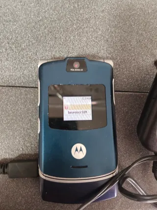 Motorola Razr V3 Blu/Argento