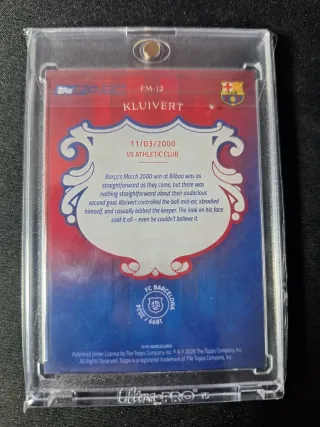 Kluivert 17/25 Topps Forever Moments