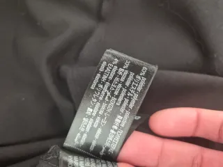 Vestido gabardina Zara negro largo manga larga