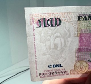 Banconota di Paperina “10 Fantastiliardi”