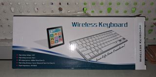 Teclado Bluetooth 3 Sistemas Plata