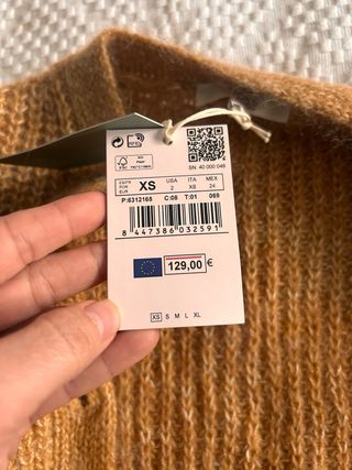 Chaqueta Hoss Intropia amarilla Talla XS nueva