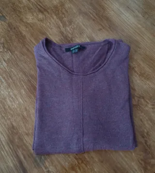 Vestido punto Esmara berenjena