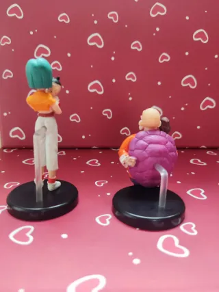Lote Figuras Dragon Ball Z: Roshi y Bulma