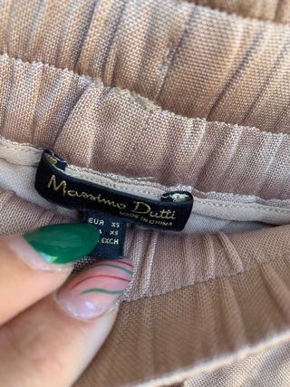 Pantalón beige de vestir