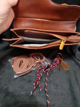 Borsa ecopelle marrone 26 x 20