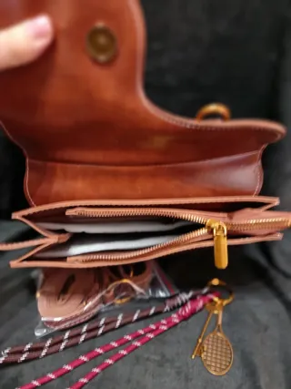 Borsa ecopelle marrone 26 x 20