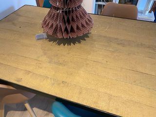 Mesa de comedor madera y metal