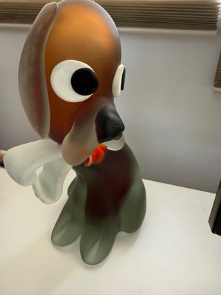Perro Murano Vintage Vidrio Glaseado