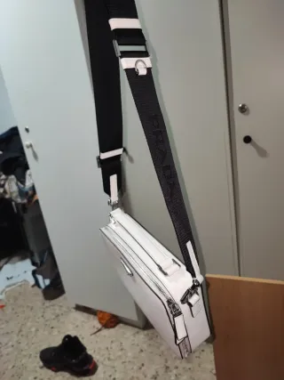 Bolso Prada Bandoliera Saffiano Marrón