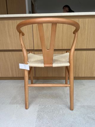 4 Sillas Madera y Cuerda