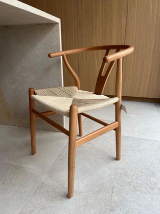 4 Sillas Madera y Cuerda