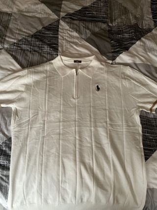 Polo Ralph Lauren Blanco Media Cremallera