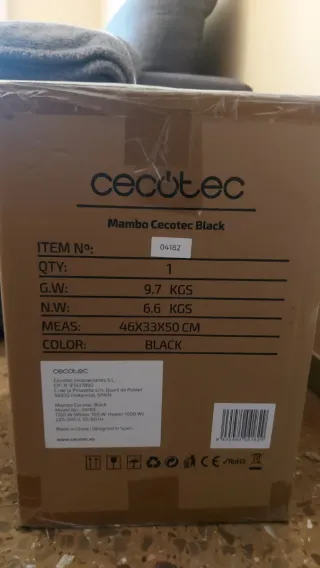 Robot Cocina Cecotec Mambo Black