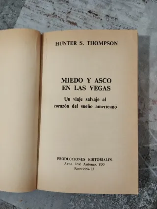 Miedo y asco en las Vegas