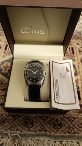 Reloj Lotus Quartz Caja y Documentación