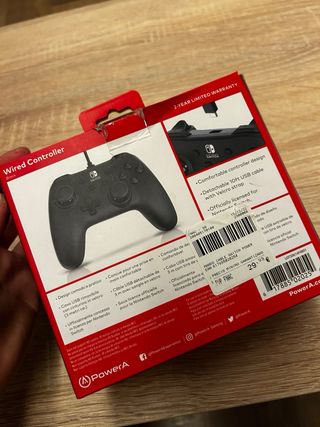 Mando Switch PowerA Cable Negro