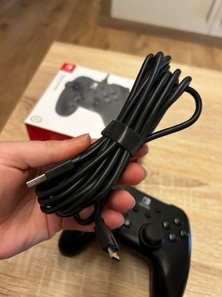Mando Switch PowerA Cable Negro