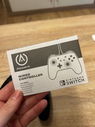 Mando Switch PowerA Cable Negro