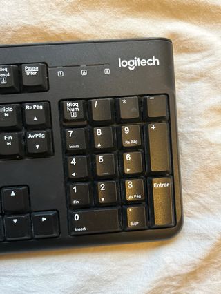 Teclado y Ratón Logitech Negro