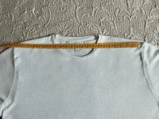 Camiseta Zara Punto Chico Blanca