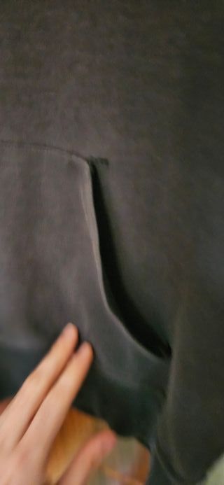 Sudadera Negra Hombre con Logo