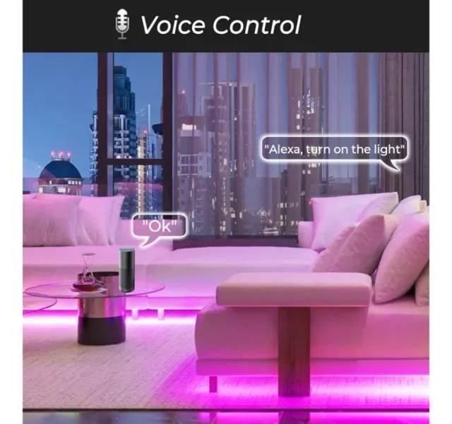 Striscia LED RGB con telecomando e app