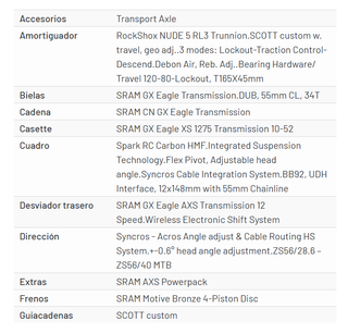 Bicicleta Scott Spark RC Team Issue 2026