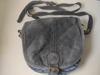 BOLSO BANDOLERA ÉTNICO AZUL