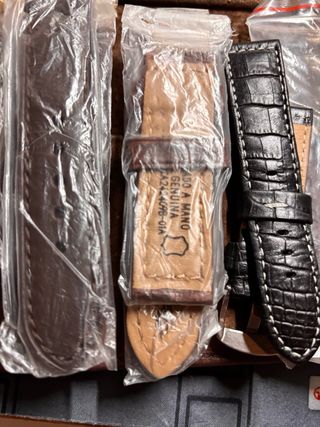 Correas de reloj Panerai distintos colores y medid