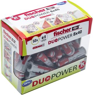 FISCHER, DUOPOWER 12 x 60, caja redonda con 25 tac