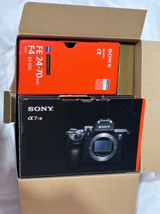 Cámara Sony A7 RIII + Lente 24-70 + Bolso