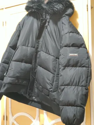 Cappotto con pelliccia taglia 5XL