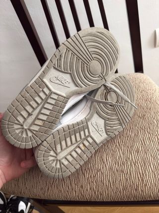 Zapatillas Nike Dunk Gris y Blanco