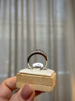 Elegante Anillo Circonitas Multicolor