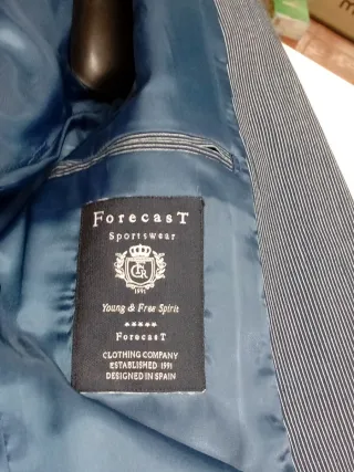 Blazer hombre rayas Talla 50 con etiqueta