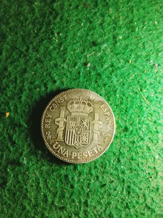 Moneda Plata Alfonso XII 1882