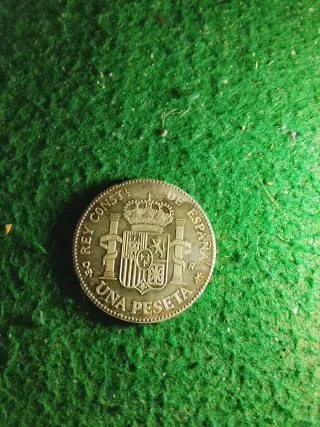 Moneda Plata Alfonso XII 1882