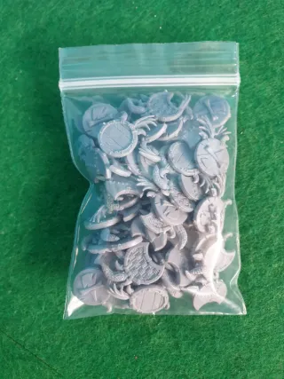 Lote di scudi goblin a forma di lupo Warhammer