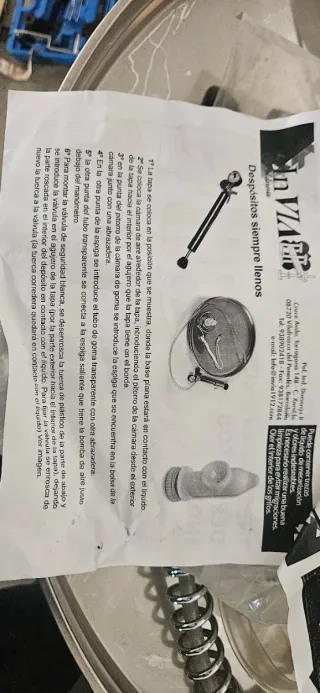 Tapa siemprelleno acero bidón 1000L