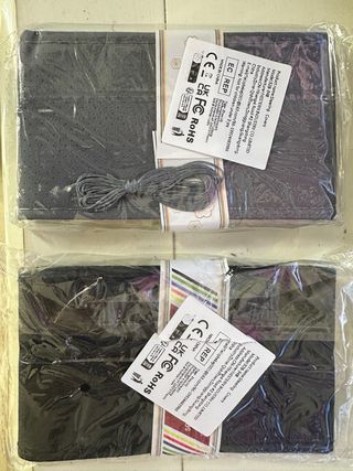 Funda volante coche cosida a mano