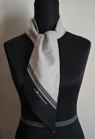 Foulard Fiorini vintage pois
