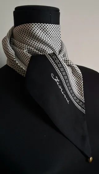 Foulard Fiorini vintage pois