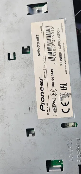 Radio Pioneer MVH-X360BT